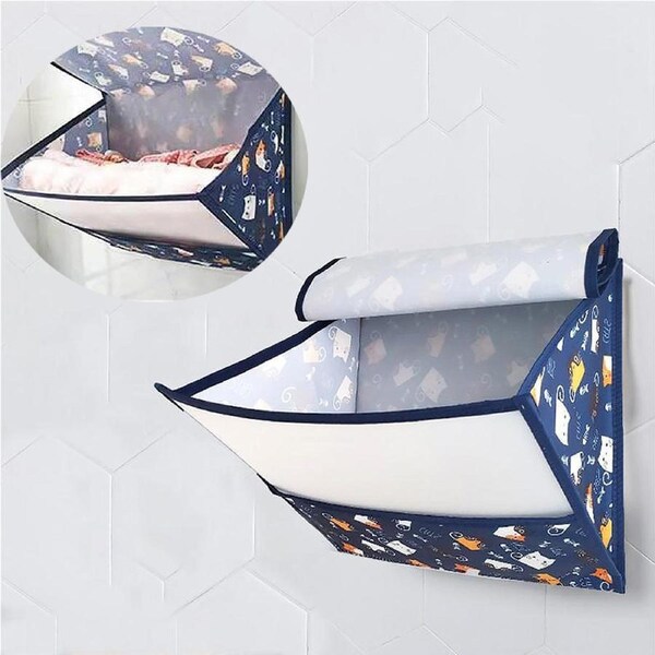 Foldable Bathroom Waterproof Hanging Bag Bath Clothes Storage Bag Laundry Bag