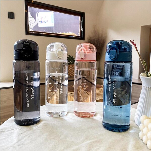 4 pack 780ml portable water bottle for drinking