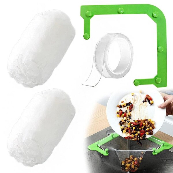 Kitchen triangle sink filter kitchen storage sink filter rack