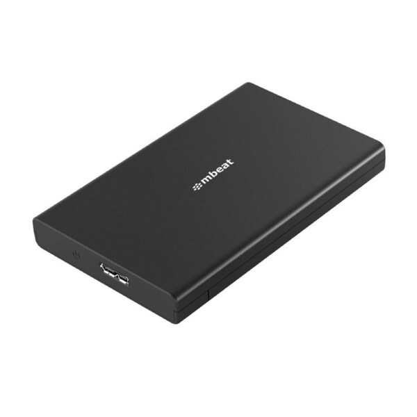 Mbeat A2 Slim Tool-Free USB 3.0 2.5" SATA HDD Enclosure - Black USB Port: USB 3.0