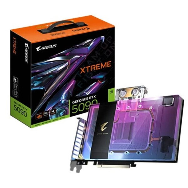 Gigabyte Aorus Nvidia GeForce RTX 5090 XTreme WaterForce 32GB DDR7 Graphics Card