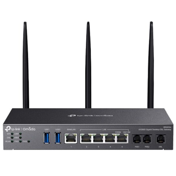 TP-Link Omada AX3000 Wi-Fi 6 Gigabit Desktop DSL Gateway Router (DR3650V)