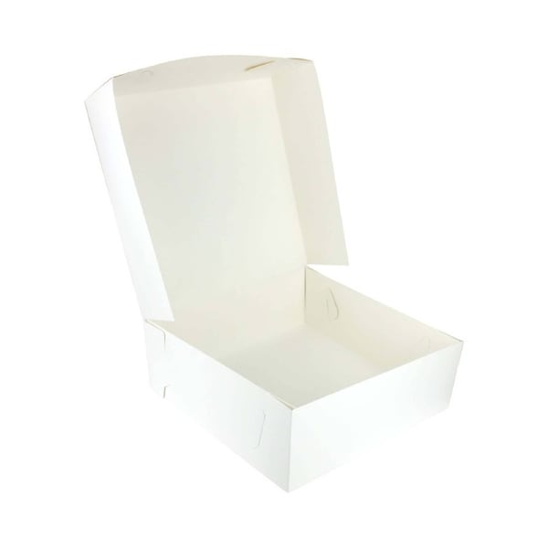 White Square Cardboard Cake Box 35cm