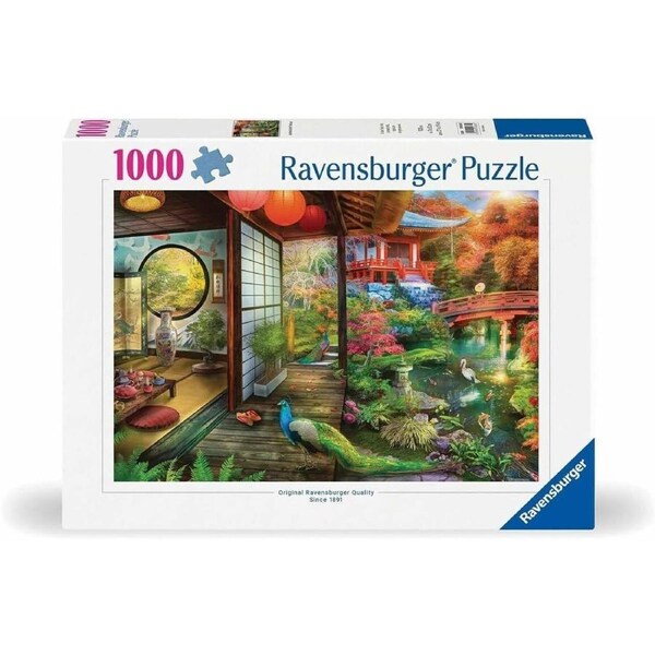 Ravensburger - Japanese Garden Teahouse 1000 Piece Puzzle