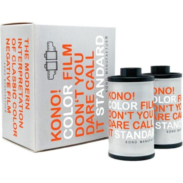 Kono Color 200-400 ISO 35mm Color Negative Photo Film, 36 Exposures (Pack of 2)