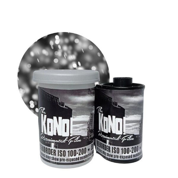 Kono Rekorder 35mm Black and White Negative Photo Film, 24 Exposures