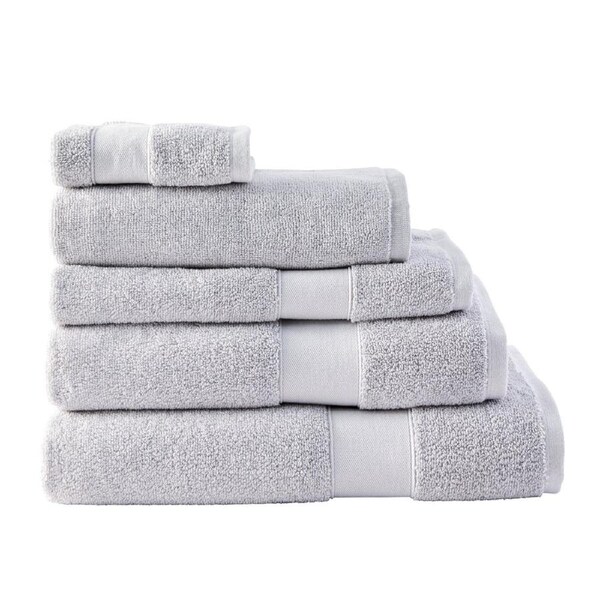MyHouse Lola Bath Towel Collection - Dove Grey - Face Washer