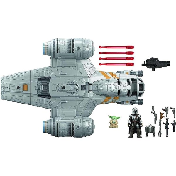 Star Wars Mission Fleet Razor Crest Vehicle with Mandalorian Figure for Kids 4 +