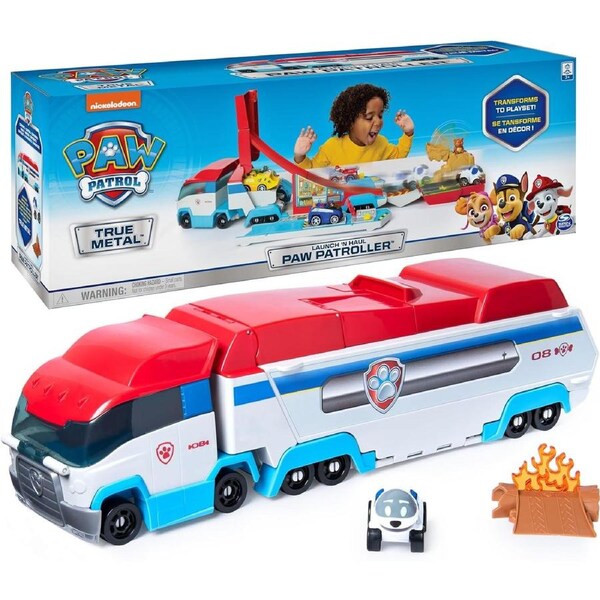PAW Patrol Launch N Haul Patroller 2 in 1 Track Set with Robodog Vehicle