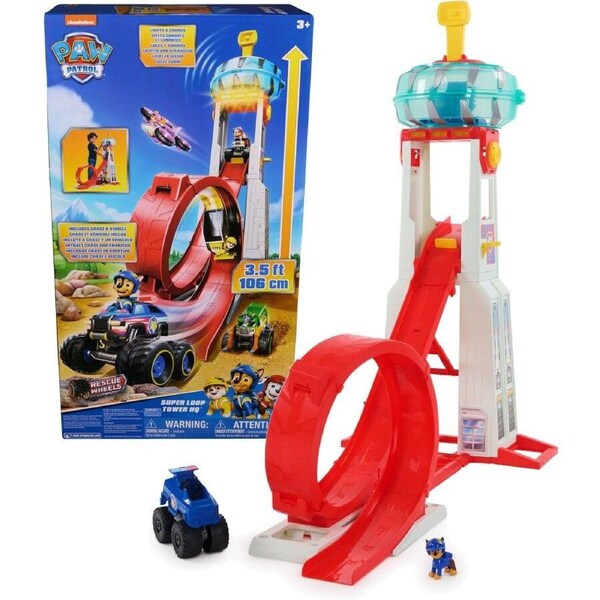 PAW Patrol Rescue Wheels Super Loop Tower HQ Playset