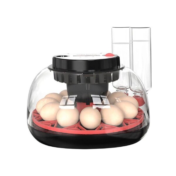 Digital Egg Incubator 12-24 Eggs Hatcher Breeder Automatic Hatching Machine Chicken Duck Bird Pigeon Quail Poultry Auto Turner Water Adding Candler