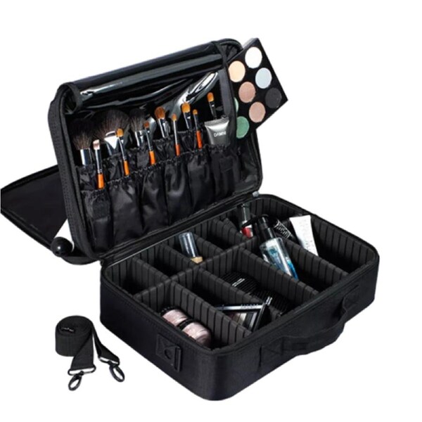 Professional Makeup Bag Portable Cosmetic Brush Organize Case Storage Box Travel~Small Size