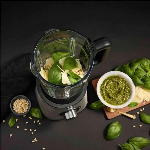 MasterPro Premium Multi Food Processor - Food Blender - Stainless Steel - Chopping/Blending/Shredding and Slicing