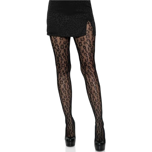 Leopard Net Stockings