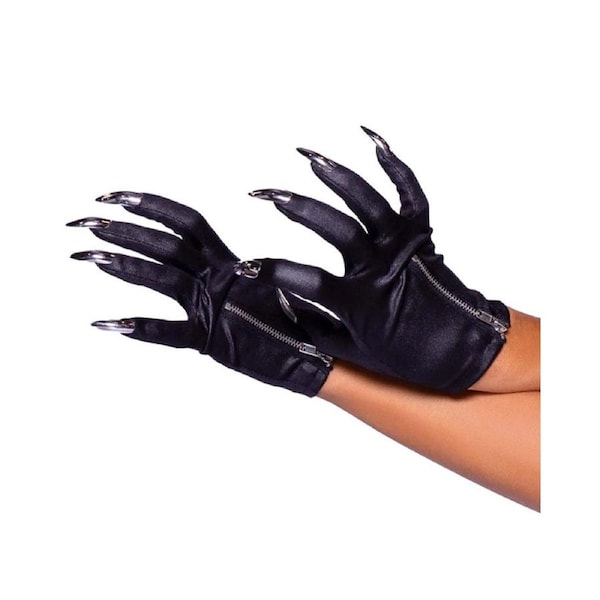Zip Up Claw Gloves