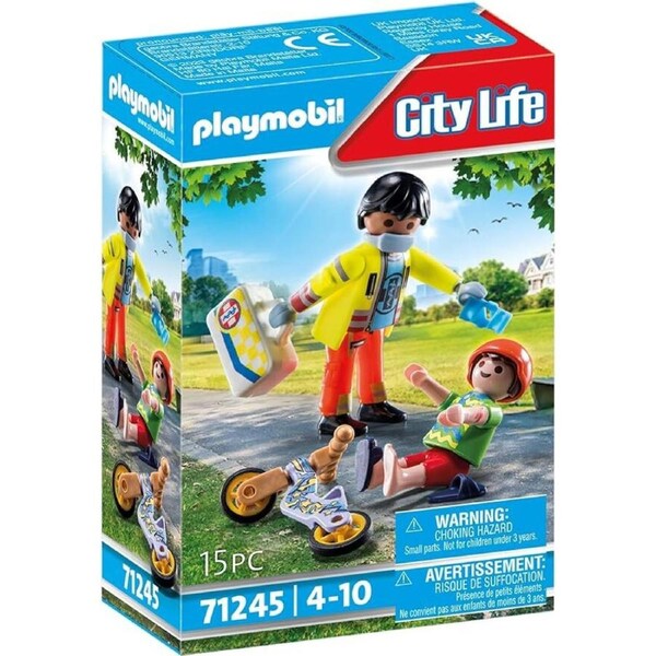 Playmobil City Life - Paramedic with Patient