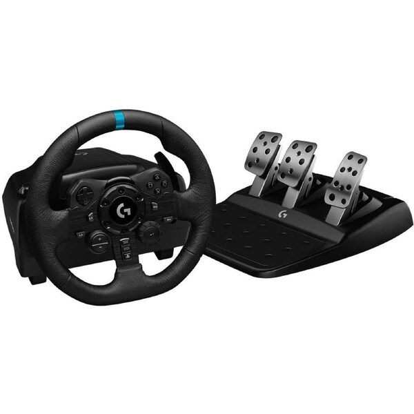 Logitech G923 TrueForce Sim Racing Wheel For PC and PS4