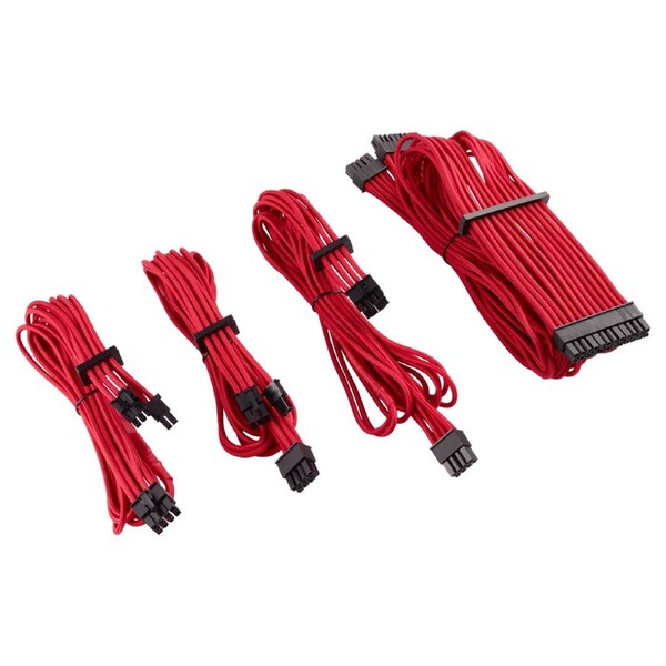 Corsair Premium Sleeved PSU Cables Starter Kit Red