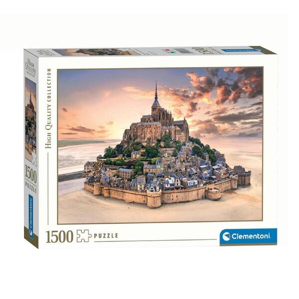 Clementoni The Mont Saint-Michel Rising 1500 Piece Jigsaw Puzzle