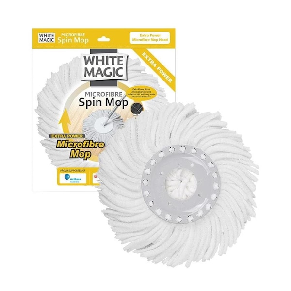 White Magic Extra Power Microfibre Mop Head