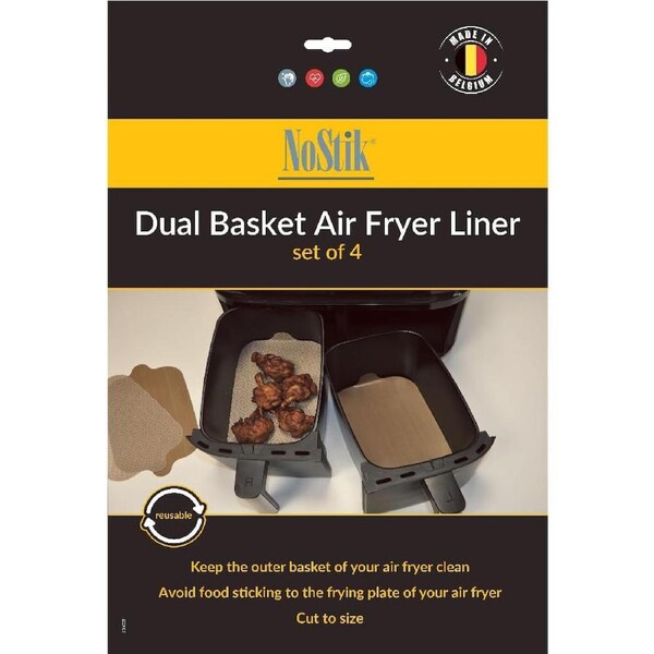 Dual Air Fryer Liner Brown