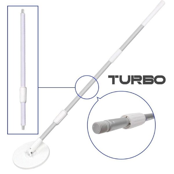 White Magic Turbo Spin Mop - Hand Press Handle Second Section