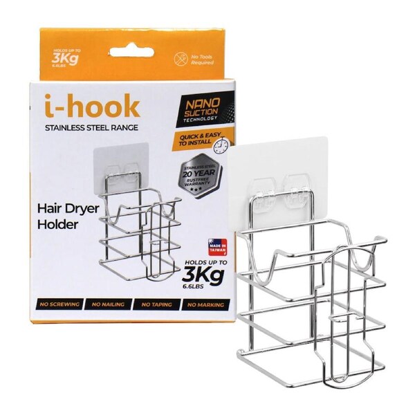 i-hook Hair Dryer Holder