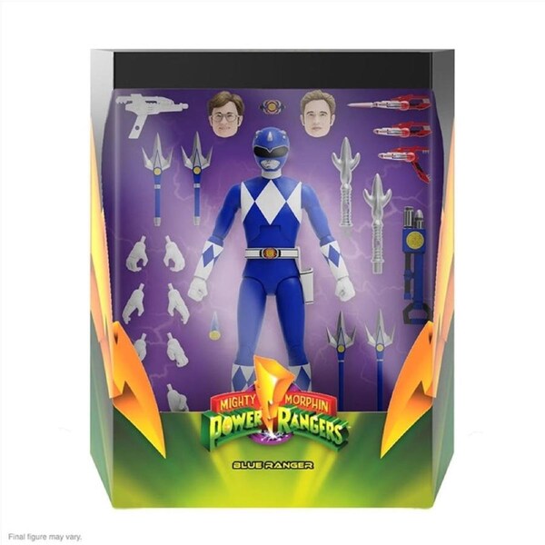 Mighty Morphin' Power Rangers - Blue Ranger Ultimates! 7" Scale Action Figure (Wave 3)