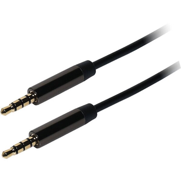 LA1020 3.5MM TRRS PLUG TO TRRS PLUG Cable 2M