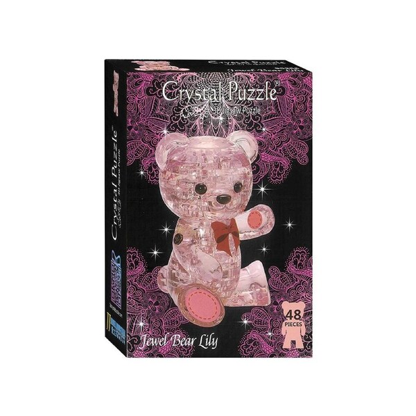 3D Lily Jewel Bear Crystal Puzzle