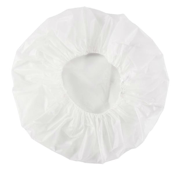 1Pcs Household Waterproof Shower Cap, Swimming Shower Cap(White)