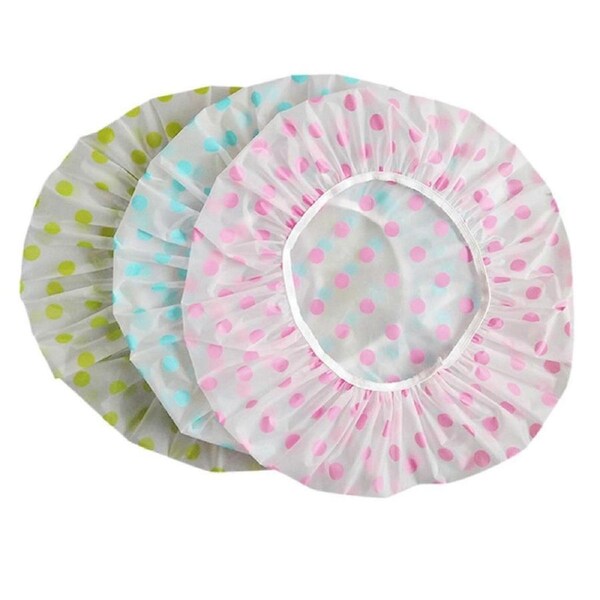Reusable Shower Cap 6-Piece Shower Cap Shower Cap Elastic Shower Cap Durable