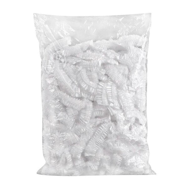Disposable Shower Cap Elastic Waterproof Shape Cap Transparent Beauty Hair Cap Shower Cap