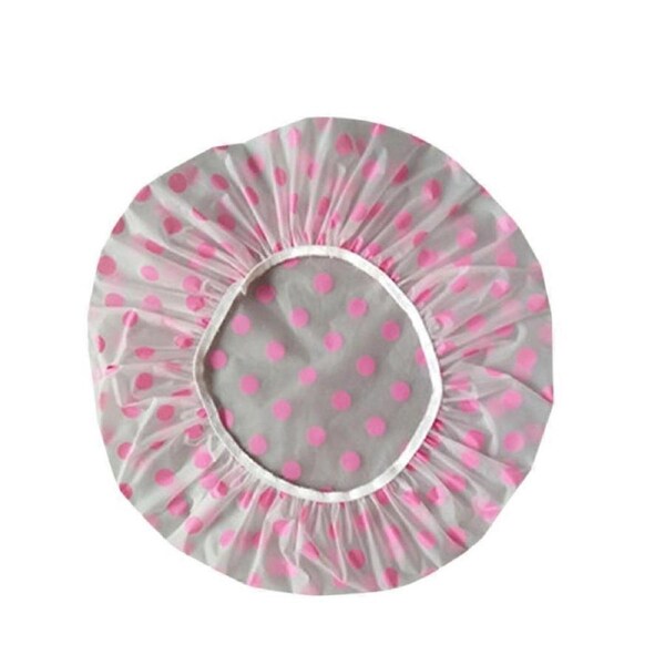 Reusable Shower Cap 3-Piece Shower Cap Shower Cap Elastic Shower Cap Portable