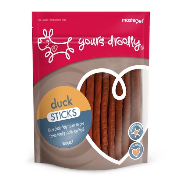 Yours Droolly Dog Treats - Duck Sticks 500g