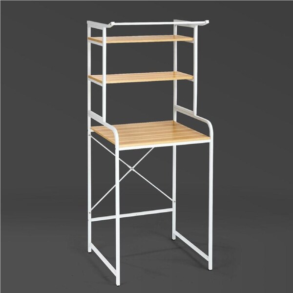 Over Toilet Shelf Rack Bathroom Organiser 3-tier Freestanding Storage Laundry Washing Machine Heavy Duty Towel Shelving