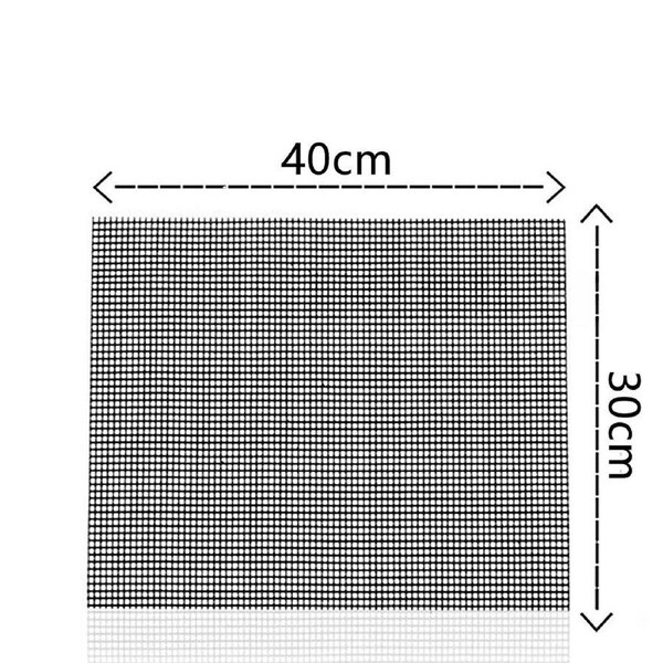 Landen BBQ Mesh Grill Mat Non-Stick Liner Cooking Barbecue Sheet Wire Baking Pad 30 x 40cm