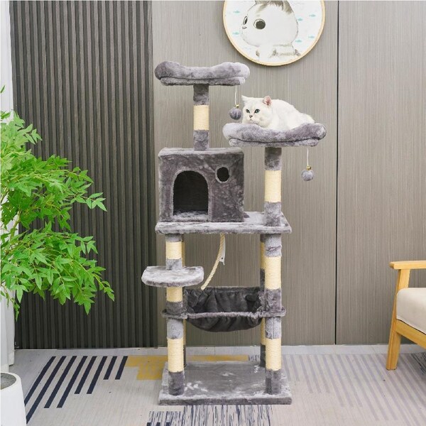 Petwiz 144cm Halo Premium Cat Tree Scratching Post