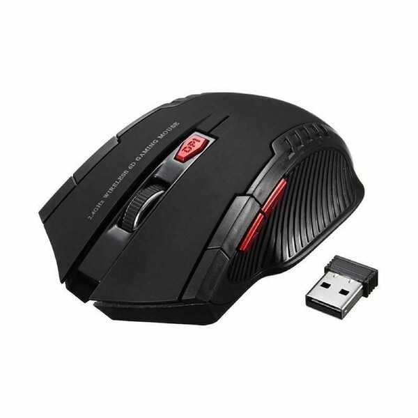 Wireless Gaming Mouse Optical Mice for Laptop PC Computer USB Ergonomic Black