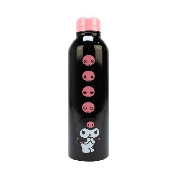 Hello Kitty and Friends Steel Bottle - Kuromi