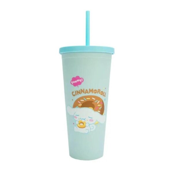 Hello Kitty and Friends Cup with Straw - Cinnamoroll