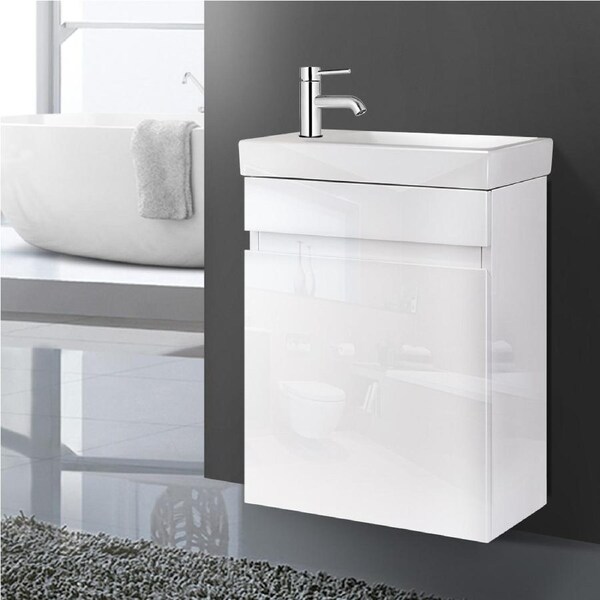 400/600/750/900mm Cefito Vanity Unit Bathroom Cabinet Wash Basin Sink Storage Venus White / 400mm