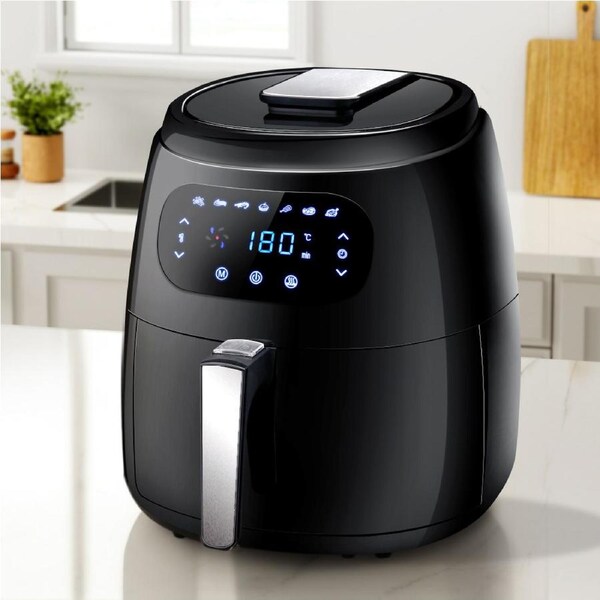 Devanti Air Fryer Oven Electric Fryers LCD Healthy Cooker Kitchen Accessories 8.5L