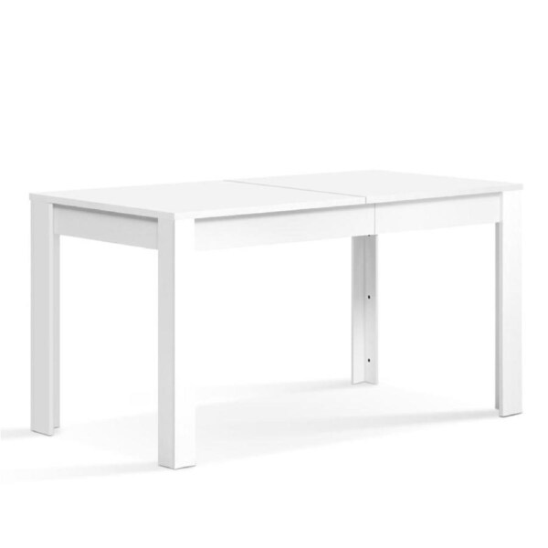 Artiss Dining Table or Chairs Dining Set Kitchen Restaurant Wooden White 120CM 120cm Table / White