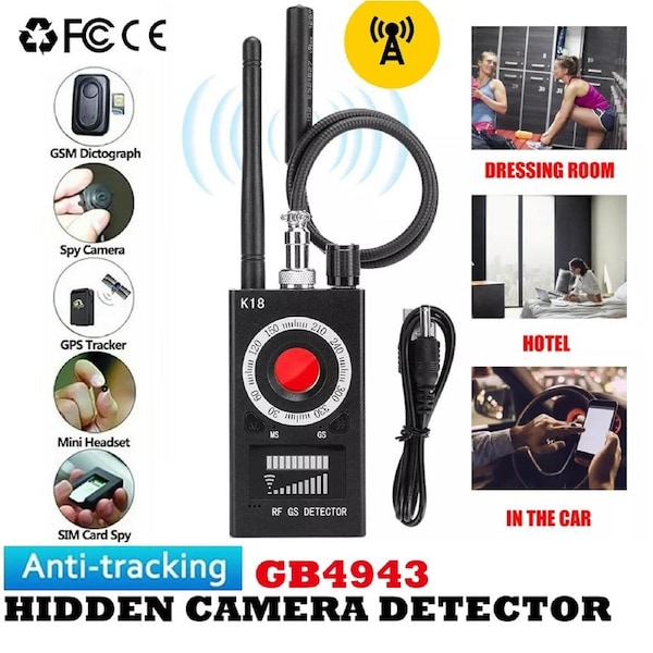 OZNALA Anti Spy Bug Detector Hidden Camera RF GPS Signal Listening Device Scanner