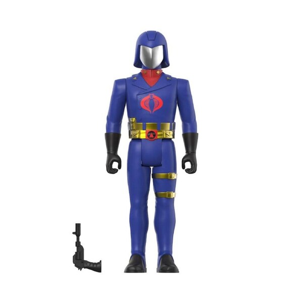 G.I. Joe Cobra Commander Toy Colors ReAction 3.75" Kids Action Figure Toy
