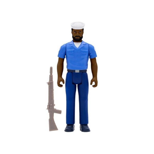 G.I. Joe Navy Serviceman with Beard ReAction 3.75" Kids Action Figure Toy