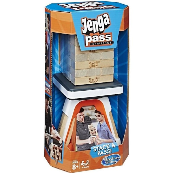 Hasbro Gaming - Jenga Pass Challenge Game