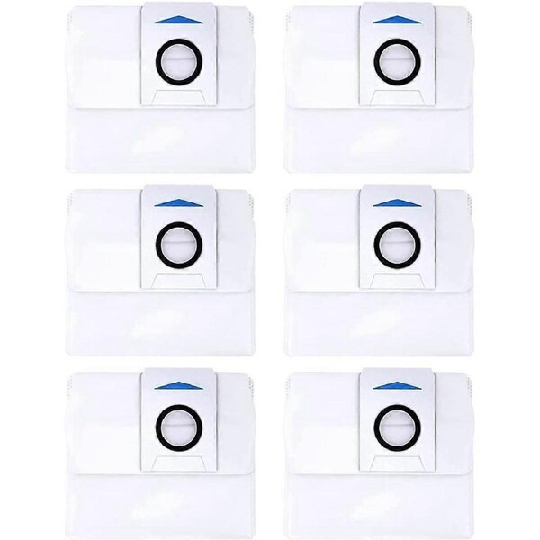 JOYBUY 6Pcs Dust Bag for DEEBOT X1 Omni Auto-Empy Station,3L Capacity Replacement Bag for ECOVAS Omni X1/X