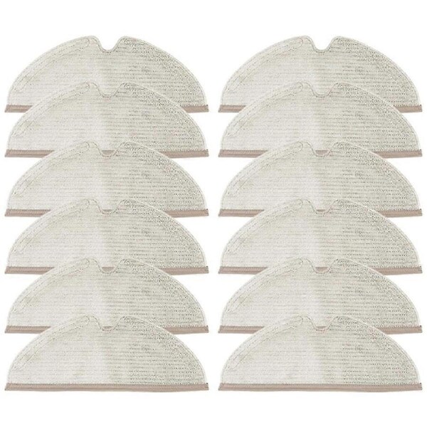 JOYBUY 12Pcs Mop Cloths Rags Accessories for S5 Max S6 Pure S6 MaxV S5 S51 S50 S55 E25 E35 Vacuum Cleaner